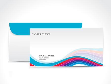 Paper envelope isolated on white backgroundのイラスト素材