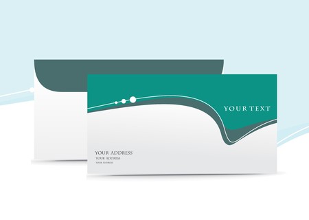 Paper envelope isolated on white backgroundのイラスト素材