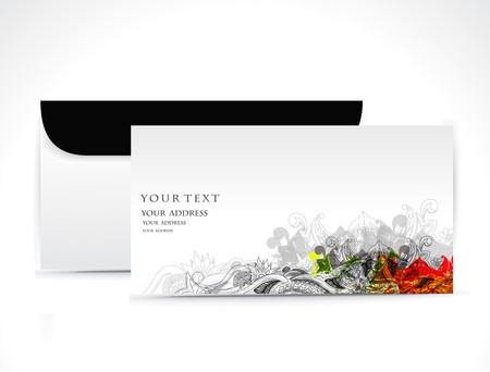 Paper envelopeのイラスト素材