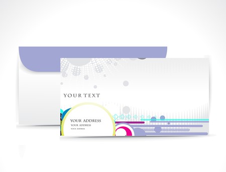 Paper envelope isolated on white background.のイラスト素材