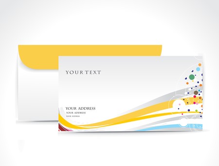 Paper envelope isolated on white background.のイラスト素材