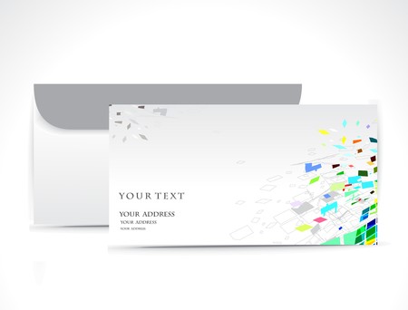 Paper envelope isolated on white background.のイラスト素材