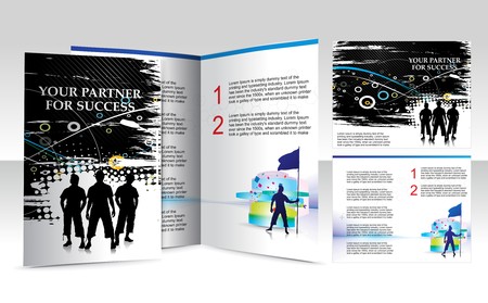 brochure design for funky guysのイラスト素材