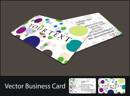 business card setのイラスト素材