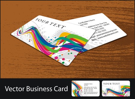 Business card set, for more business card of this type please visit my gallery のイラスト素材