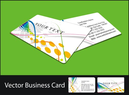 Business card set, for more business card of this type please visit my gallery のイラスト素材