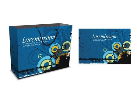 shopping bag isolated on white background.のイラスト素材