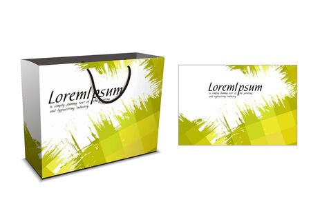 shopping bag isolated on white background.のイラスト素材