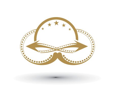 Abstract swirll arrow wave background with space of your textのイラスト素材