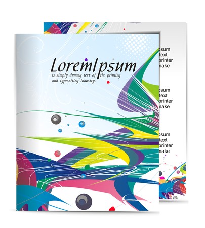 Template designs of menu with best used of your flyer project, illustration のイラスト素材