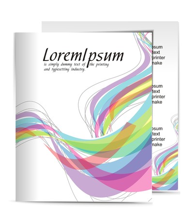 Template designs of menu with best used of your flyer project,  illustration のイラスト素材
