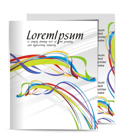Template designs of menu with best used of your flyer project, illustration のイラスト素材