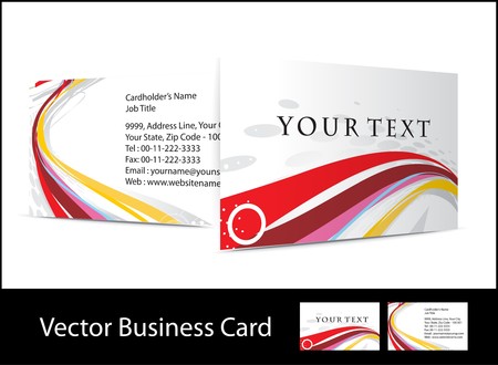 business card set , elements for design.のイラスト素材