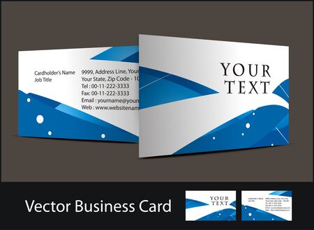 business card set , elements for design.のイラスト素材