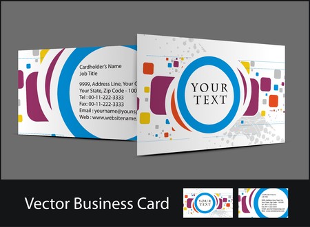 business card set , elements for design.のイラスト素材