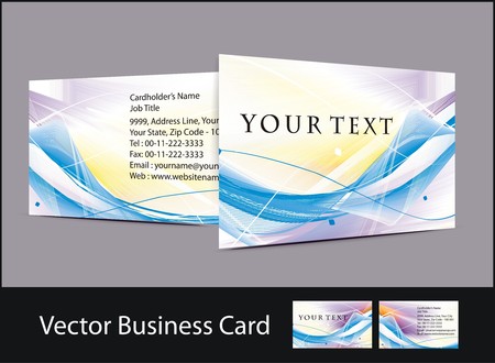 business card set , elements for design.のイラスト素材