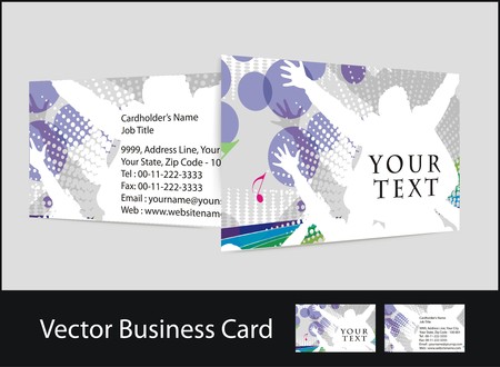 business card set , elements for design.のイラスト素材