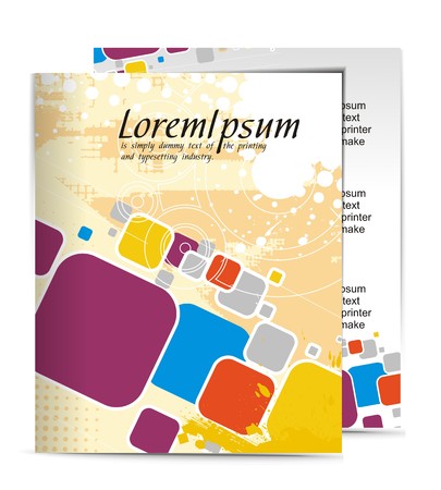 Template designs of menu with best used of your flyer projectのイラスト素材