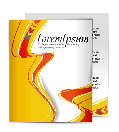 Template designs of menu with best used of your flayer projectのイラスト素材