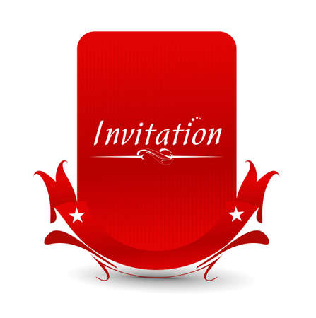design for party invitation card, Just place your own texts and titles. のイラスト素材