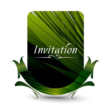 design for party invitation card, Just place your own texts and titles. のイラスト素材