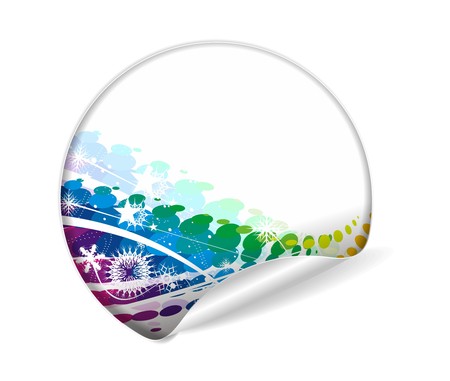 sale tag stickers with fresh design labels, illustration のイラスト素材