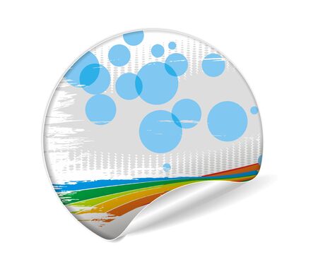 sale tag stickers with fresh design labels, illustration のイラスト素材