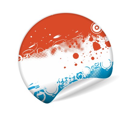 sale tag stickers with fresh design labels, illustration のイラスト素材