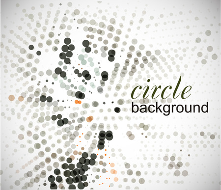abstract halftone circle background with copy space,  illustration.のイラスト素材