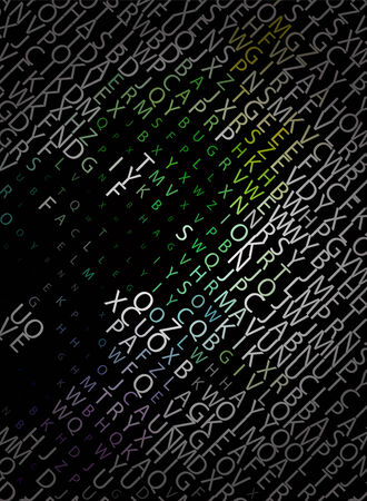 Digital program code,  illustration. のイラスト素材