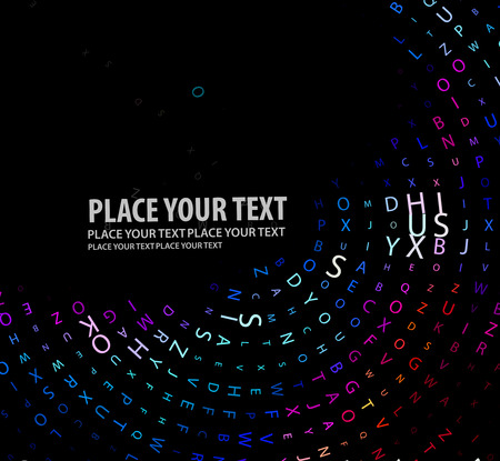 Digital program code,  illustration. のイラスト素材
