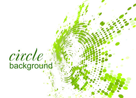 abstract halftone circle background with copy space,  illustration.のイラスト素材