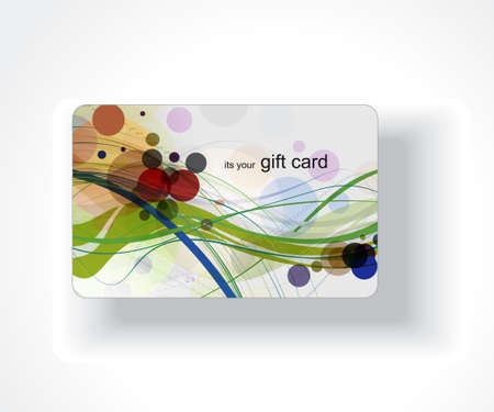 Beautiful gift card design,  illustration. のイラスト素材
