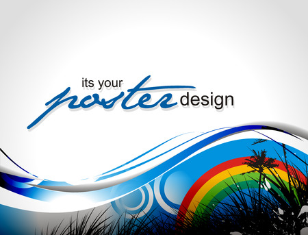 Abstract background with colorful design for text project used,   illustration.のイラスト素材