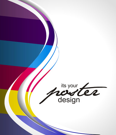 Abstract background with colorful design for text project used, illustration. のイラスト素材