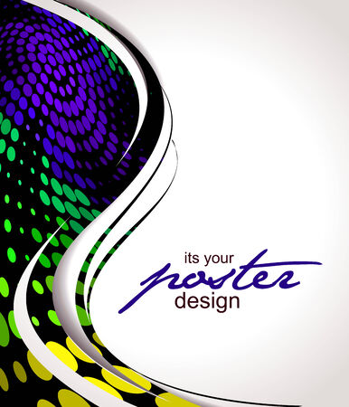 Abstract background with colorful design for text project used,  illustration. のイラスト素材
