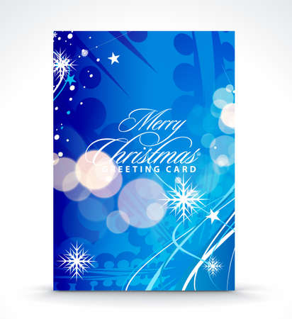 Christmas greeting card with presentation design.のイラスト素材