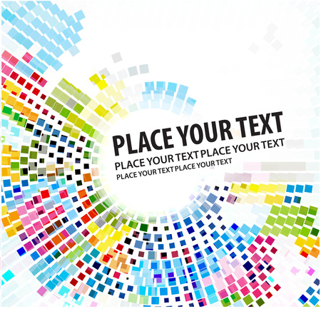 abstract mosaic background,   illustration.のイラスト素材