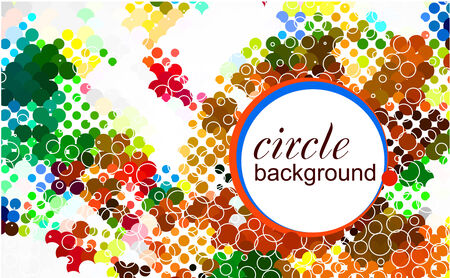 Abstract colorful circle background. illustration.のイラスト素材