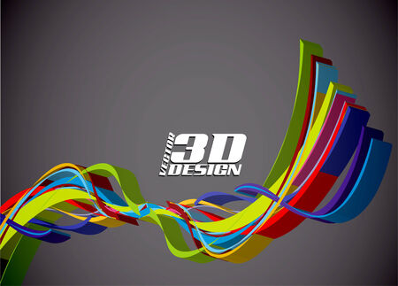 abstract rainbow wave line with space of your text,  illustration のイラスト素材