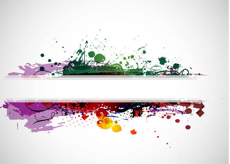 Abstract colorful banner background with space of your text.   illustration. のイラスト素材