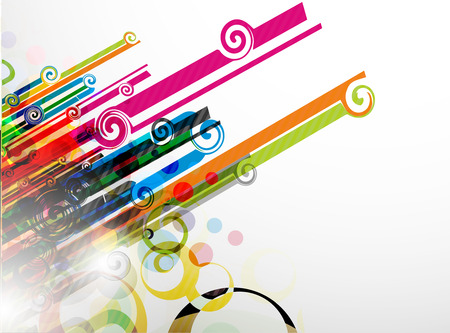 Abstract colorful background   illustration.のイラスト素材