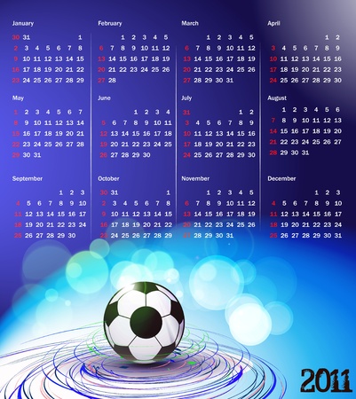 colorful 2011 calendar design element.のイラスト素材