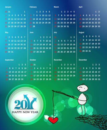  colorful 2011 calendar design element.のイラスト素材