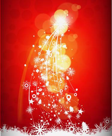 Background for new year and for Christmas, illustrationのイラスト素材