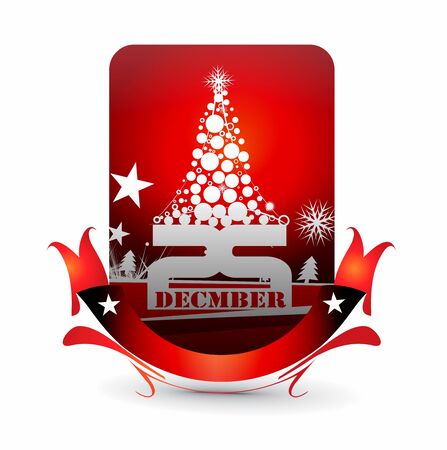   design for Christmas party invitation card, Just place your own texts and titles.のイラスト素材