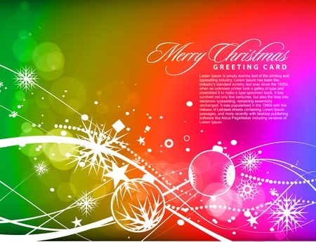 colorful background for new year and Christmas, vector illustrationのイラスト素材