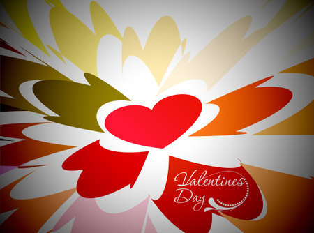Abstract valentines day background design element のイラスト素材