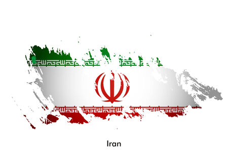 India flag with grunge design, vector illustration のイラスト素材