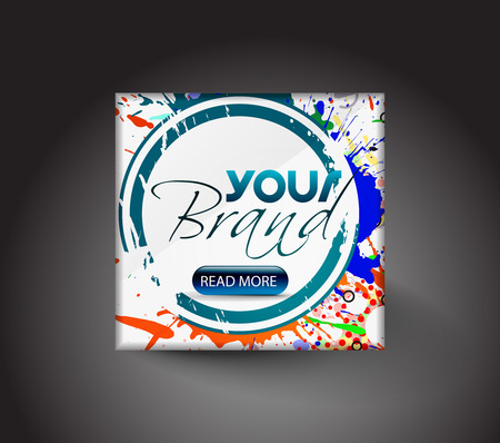 advertis layout design template for business document elements design use. のイラスト素材